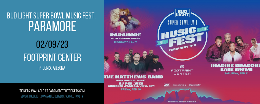 Bud Light Super Bowl Music Fest: Paramore at Paramore Tour