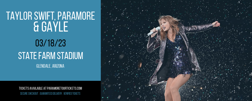 Taylor Swift, Paramore & Gayle at Paramore Tour