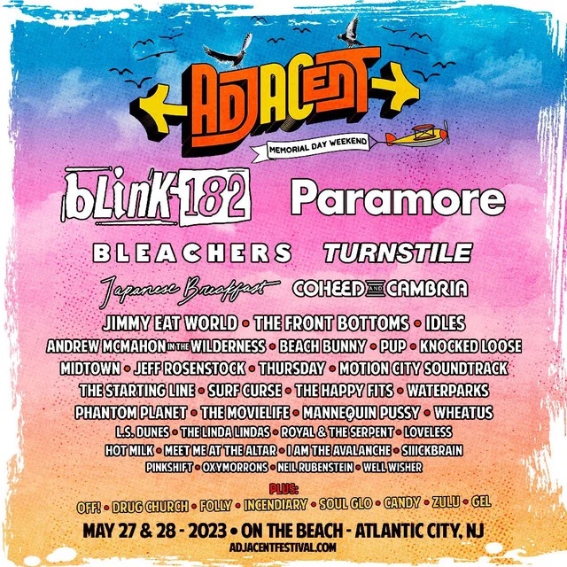 Adjacent Music Festival: Blink 182 & Paramore - 2 Day Pass at Paramore Tour